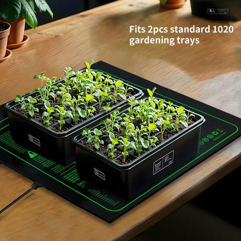 Durable Waterproof Seedling Heating Mat 20 By 20 Inch With ETL Certified And Even Heat For Consistent Germination No Fuss Seed Starting Hydroponics Indoor Gardening Breeding And Greenhouses