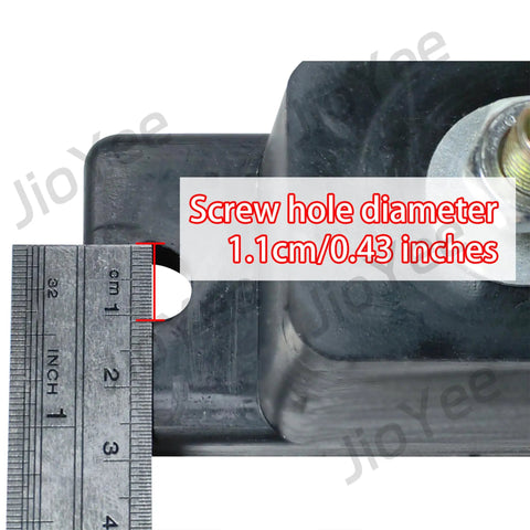 Heavy Duty Anti Vibration Mounts For Mini Split AC Outdoor Units Rubber Shock Absorber Foot Mounts screw hole measurement
