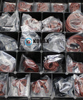 Heavy Duty Hydraulic O Ring Seal Kit 2701528 for excavators in storage box with elastomer rings and compartments