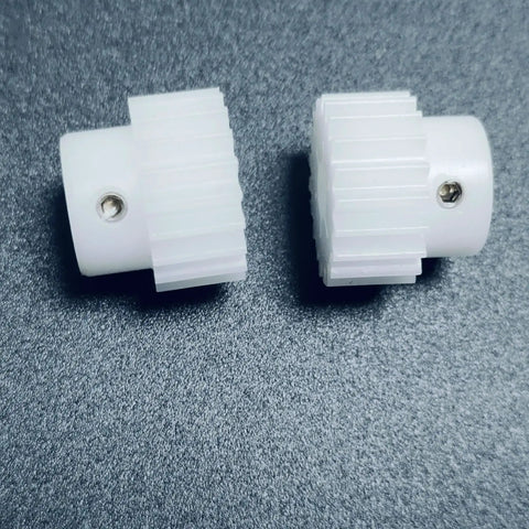 Two Pack 0.5 Module POM Spur Gears With Step Tooth 29 Teeth 15.5mm Diameter Bore Options 3mm To 8mm Smooth and Precise