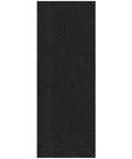 Front view of Hallway Runner Rug 2 Foot By 6 Foot Durable Non Slip Mat With Scraper Pile For Indoor And Outdoor Use Ideal For Kitchen Entryway Patio And Garage For High Traffic Areas Black