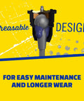 Front Lower Suspension Ball Joint Replacement For Chevrolet Express And GMC Savana Vans Compatible With 2003 To 2021 Express 2500 3500 And Savana 2500 4500 Models Heavy Duty Replacement Easy Installation, greasable design