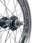 Close-up of Fat Bike Front Wheel 20/26 X 4.0 With 36H Aluminum Rim, 135mm QR Disc Hub, Snow And Sand Ready, Lightweight, Trail Tough