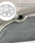 100pcs Internal Tooth Lock Washers Heat Plate Discs Heavy Duty Iron Material for car assembly and vibration absorption