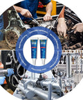 2 Pack Blue Thread Locker Medium Strength for Nuts Bolts and Metal Fasteners Prevents Loosening From Vibration Removable