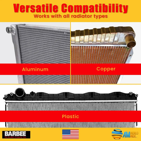 Stic-Tite Aluminum Radiator Repair Tool For Leaks And Damage, compatible with aluminum, copper, and plastic radiators.