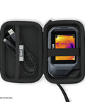 Hard Shell Thermal Camera Case With Waterproof Exterior And Soft Lined Interior For Scratch Protection Fits FLIR C5 C3 X Seek Reveal XR