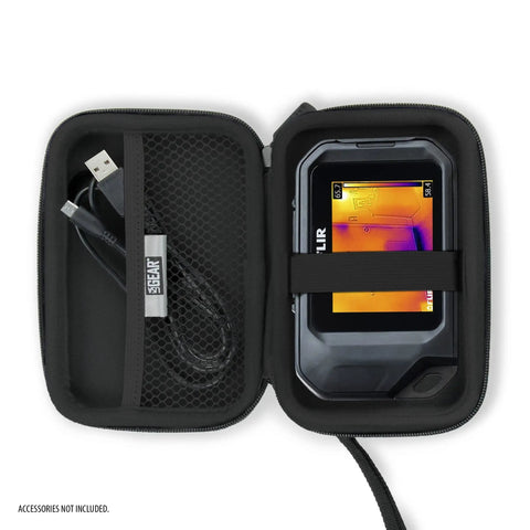 Hard Shell Thermal Camera Case With Waterproof Exterior And Soft Lined Interior For Scratch Protection Fits FLIR C5 C3 X Seek Reveal XR