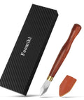Top Shelf Precision Woodworking Marking Knife Bang On Dovetail Layout Scriber For Hella Clean Cut Lines High Carbon Steel in box with leather pouch.