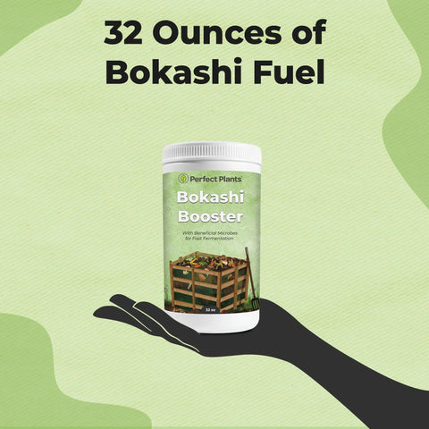 Bokashi Booster For Indoor Home Composting Buckets And Tumblers Easy For Beginners Microorganisms Fermentation 32 Oz Made In USA