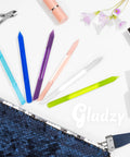 Glass Cuticle Pusher Manicure Stick With Slanted Side And Pointed End For Easy Cuticle Push