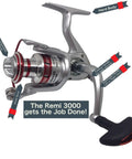 Open Face Spinning Reel For Freshwater Fishing, 5.2:1 Gear Ratio, Ultra Smooth 10 Ball Bearings, Long Casting Distance For Bass And Inshore Species, Solid And Budget Friendly Performance For Anglers, Veteran Owned