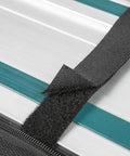Heavy Duty Padded Guide Rail Bag For Track Saw Rails Up To 59 Inches with durable strap fastening, close-up view