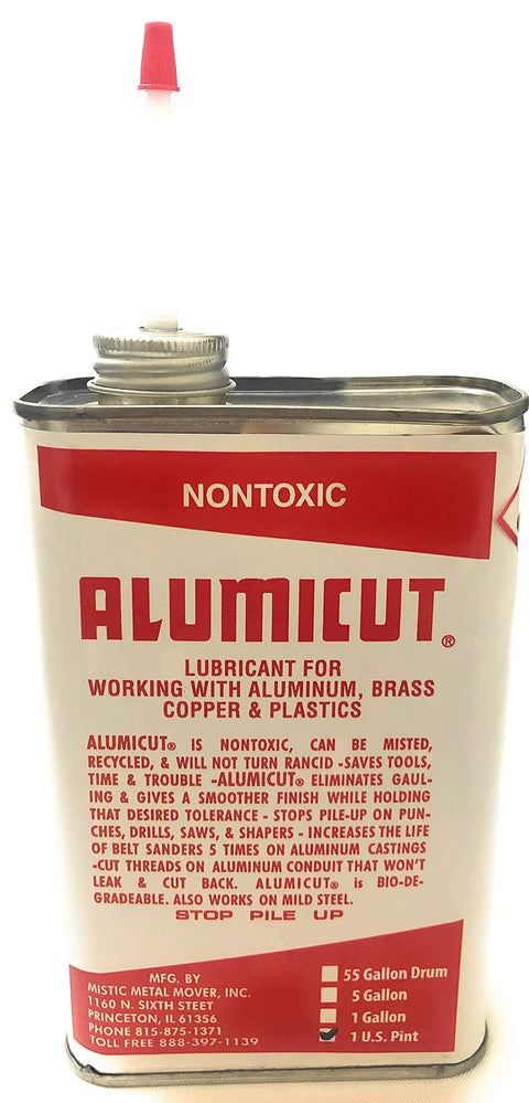 Dope Metalworking Lubricant For Aluminum And Mixed Metals That Slashes Galling And Friction, ALUMICUT in metal canister