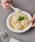 175 Pack 16 Oz Sugarcane Bagasse Soup Bowls Microwave Safe Heavy Duty Disposable For Hot Soups Desserts And Snacks Eco Friendly Compostable Dinnerware with ice cream