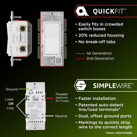 Long Range Z Wave On Off Paddle Switch With Quick Fit Wiring Direct 3 Way Installation No Add On Switch Needed Smart Hub Required