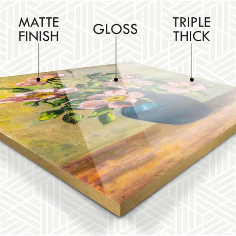 Premium Triple Thick Glaze Spray For Slick Crystal Clear Finish That Goes On Buttery Smooth And Dries Dead Fast on artwork with matte, gloss, and triple thick layers.