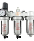 Three Eighths NPT Mid Flow Filter Regulator Coalescing Desiccant Dryer System with Wall Mount Bracket for compressed air lines