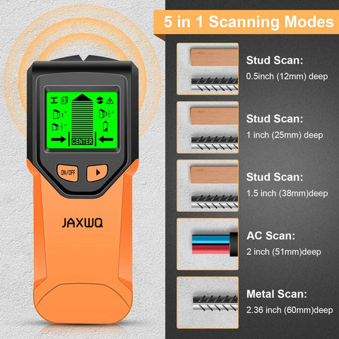 Nifty Heavy Duty 5 In 1 Wall Stud Scanner With Hd Lcd Display And Smart Sensor Technology And Dead Nuts Accurate Ac Wire And Wood Joist Detector For Quick Diy Fixes