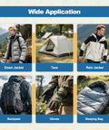 Self Adhesive Nylon Fabric Repair Tape 4x63 Inches For Quick Down Jacket Fix DIY Friendly Waterproof Outdoor Gear Patch Kit