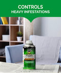 Savage Insect Killer Fogger With Odor Neutralizer eliminating hidden bugs with fine mist in indoor setting.