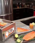 Chamber Vacuum Sealer CM255 For Home And Commercial Kitchens on counter sealing salmon, industrial grade packing machine