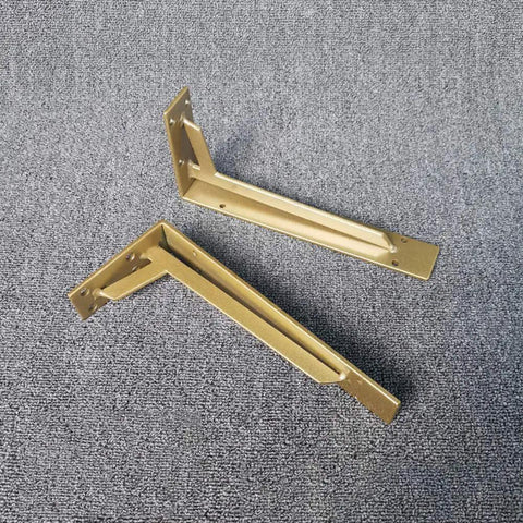 Silver 40cm Super Sturdy Triangle Wall Brackets Real Workhorse Iron Supports For Diy Shelves, heavy duty metal triangle brackets.