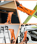 Heavy Duty Professional Rivet Gun Kit With 200 Aluminum Pop Rivets And 4 Drill Bits for versatile DIY fastening tasks.