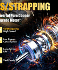 6S/Strapping powerful pure copper upgrade motor for the Cordless Electric Strapping Tool For Pet And Pp Straps Featuring Adjustable Tension Up To 3500N.