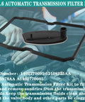 Automatic Transmission Filter Kit 722.6 For Jeep Wrangler JK Commander Dodge Charger with gasket on engine background