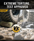 Pre-Filled Shooting Rest Bag For Front And Rear Gun Support Durable 500D Cordura Nylon versus damaged competitor bag