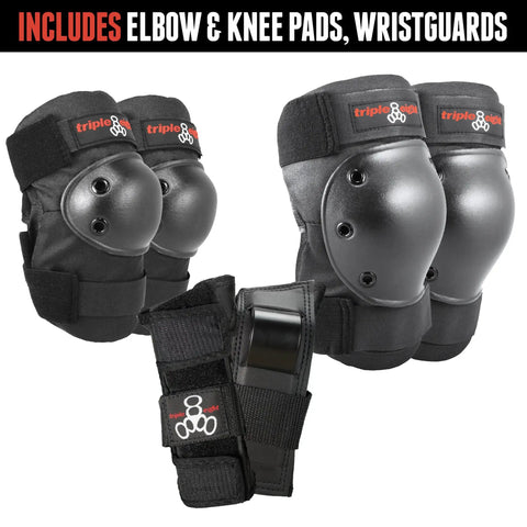 All In One Saver Series Pad Set With Kneesavers Elbowsavers And Wristsavers For Kids And Adults Includes Durable EVA Foam Padding