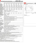 Built Like A Tank 36 Volt 9.7 Amp 350 Watt Ac Dc Switching Power Supply With High Efficiency And Ul Protection For Industrial Automation And Control Panel Projects specifications sheet