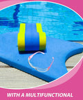Heavy Hitting Splash Guard Safety Glasses Six Pack Tough As Nails Impact Resistant Work Eyewear Scratch Resistant Anti Fog Protective Goggles on poolside with colorful flotation device.