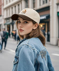 Woman wearing Cool Fit Womens Adjustable Hat With Breathable Top Vent Holes Lightweight All Day Comfort Ideal For Running Hiking