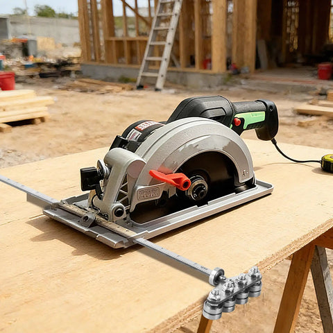 Get Straight Shots Without The Sweat With This Heavy Duty Circular Saw Guide Rail Boasting A 24 Inch Adjustable Rip Track.