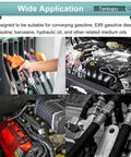 Fuel dispensing, car engine, hoses for 3.3 Ft Fuel Line Kit With 5 Sizes And 50 Clamps Inner Diameters 1/8, 3/16, 0.22, 1/4, 5/16 In