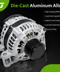 Plug And Play Alternator Replacement For V6 3.6L Engines Direct Fit For 2009 2017 Chevrolet Traverse 2007 2016 GMC Acadia