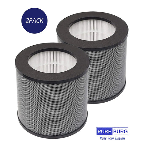 Replacement Filter For TaoTronics TT AP006 Air Purifier With H13 True HEPA And Activated Carbon Multi Layer Filtration, 2 Pack