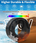 Heavy Duty 18 AWG Two Conductor Shielded Wire 25Ft UL2464 Cable With Tinned Copper for all-weather use shown coiled in graphic