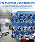 Heavy Duty 6-Point Truck Wheel Bearing Locknut Socket Set With Three Quarter Inch Driver, 21 Pcs Kit In High-Strength Steel