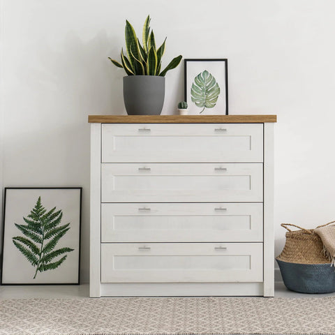 Dresser with 30 Pack Brushed Nickel Cabinet Knobs Stainless Steel T Bar Pulls For Doors And Drawers in modern room