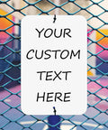 Kickass Heavy Gauge Aluminum Signs 4 Pack 18 By 12 Inches Sublimation Ready Metal Sheets For Dtf Printing Custom Crafting displayed on a fence.