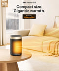 Portable Electric Space Heater With Thermostat And Remote Digital Display 12 Hour Timer 5 Modes 1500W PTC Ceramic Fast Heat