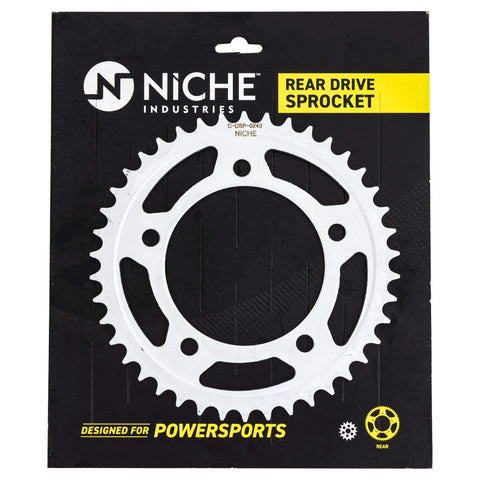 Drive Sprocket And Chain Combo For Honda Shadow Spirit 750 VT750DC Rear 42T SAE 1023 Steel Sprocket