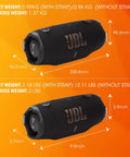 Rugged Waterproof Bluetooth Speaker With AI Sound Boost And Boss Level Bass, Up To 28 Hours Of Playback, Built-In Power Bank.