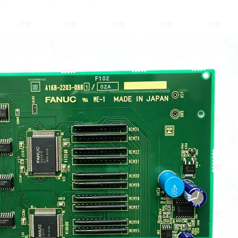 Industrial CNC I O Circuit Board Replacement For A16B-2203-0881 And A02B-0309-C001, Fanuc board close-up