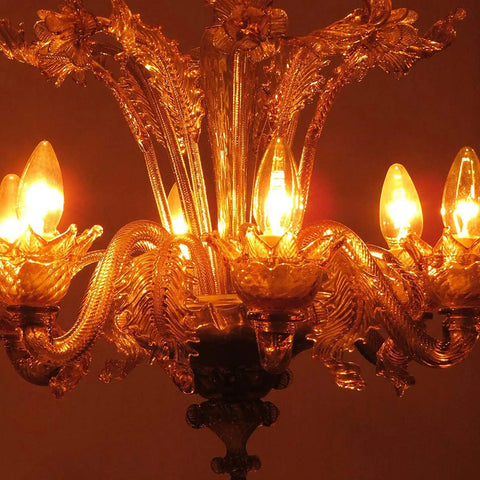 25 Pack Clear Torpedo Tip Candelabra Bulbs 7W 120V Lit Warm White 2700K For Electric Window Candles Chandeliers And Lamps With E12 Base Replacement Light Bulbs glowing in ornate chandelier