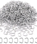 1000 Pack 3/8 Inch Galvanized Hog Rings Assortment Kit For Upholstery And Furniture Use Pro Grade Heavy Duty Rings