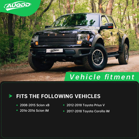 Beefed Up Six Piece Front End Suspension Kit For 2012 2018 Toyota Prius V 2017 2018 Toyota Corolla iM And 2008 2015 Scion xB Includes Two Front Lower Control Arms With Ball Joints Two Sway Bar Links And Two Outer Tie Rod Ends., black truck fitment image